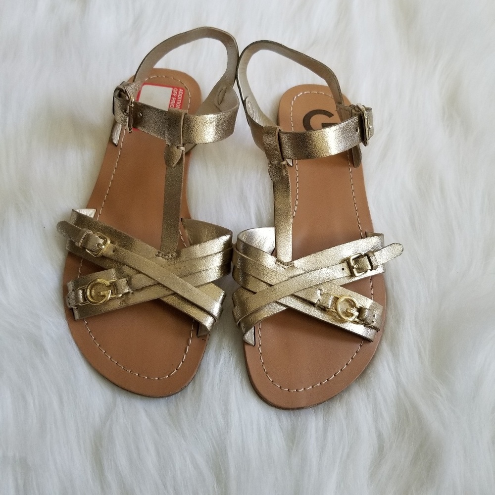G by Guess  gold sandals